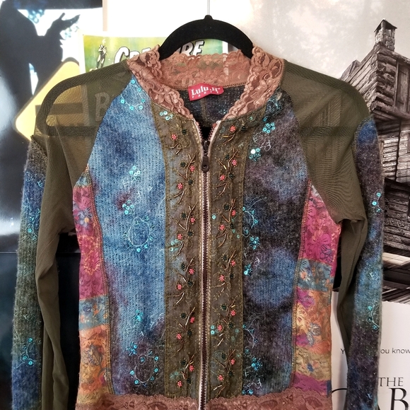 Lulu. H mesh fairy zip up - Picture 2 of 7